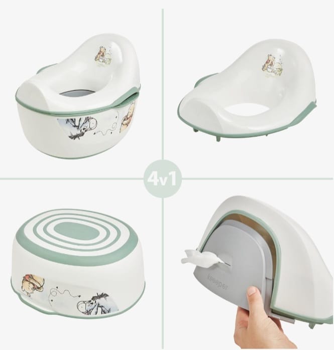 Kinder-Nachttopf 4in1 "Winnie", Weiß,Töpfchen, B-WARE