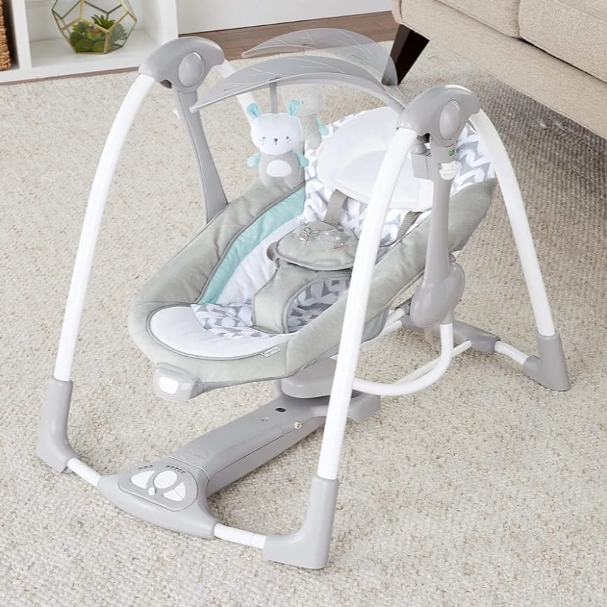 Ingenuity ConvertMe 2-in-1 Babyschaukel & Babywippe, tragbar, B-WARE