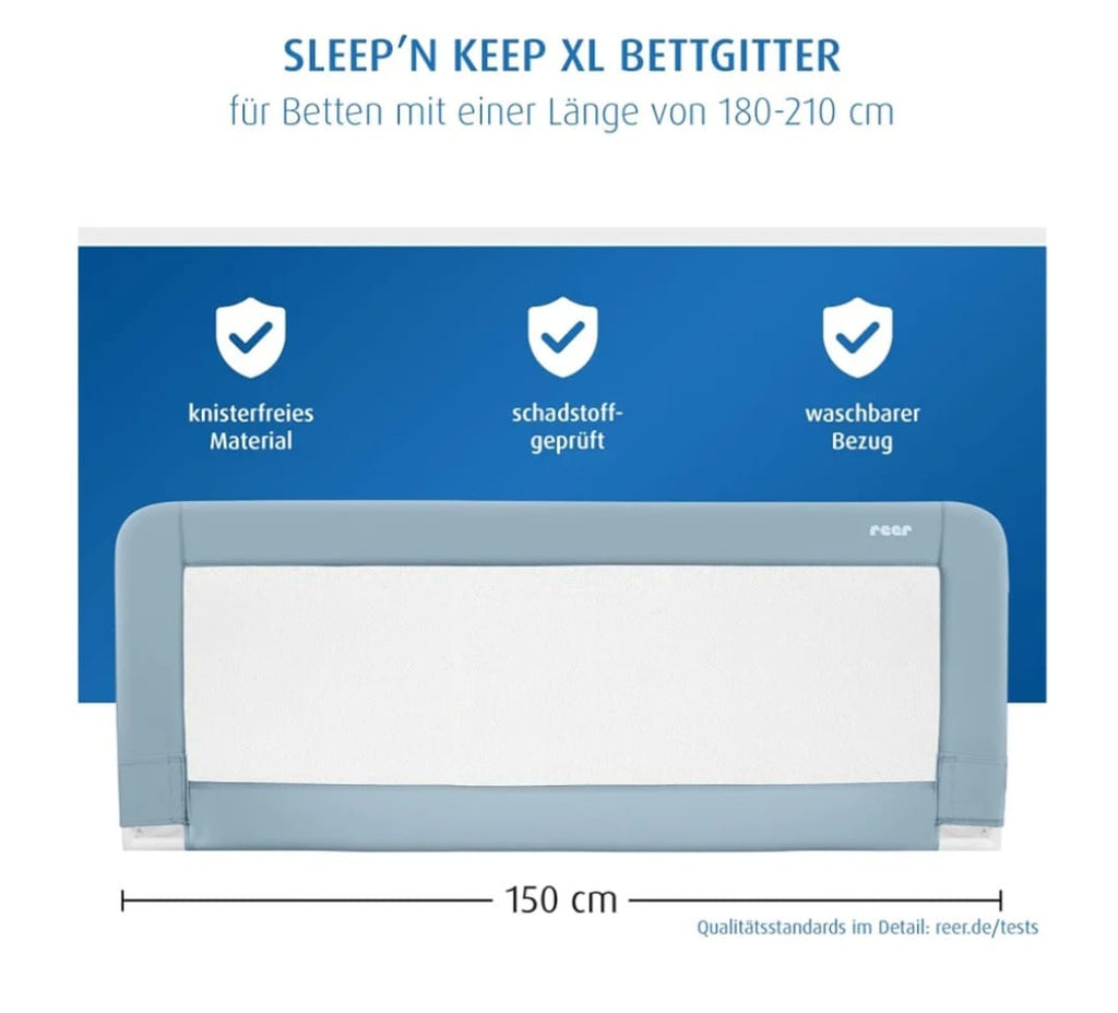 reer Sleep'n Keep(150 cm), Rausfallschutz fürs Babybett,B-WARE