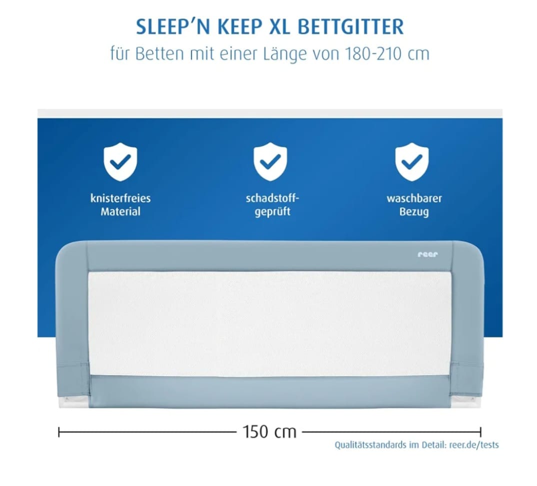 reer Sleep'n Keep(150 cm), Rausfallschutz fürs Babybett,B-WARE
