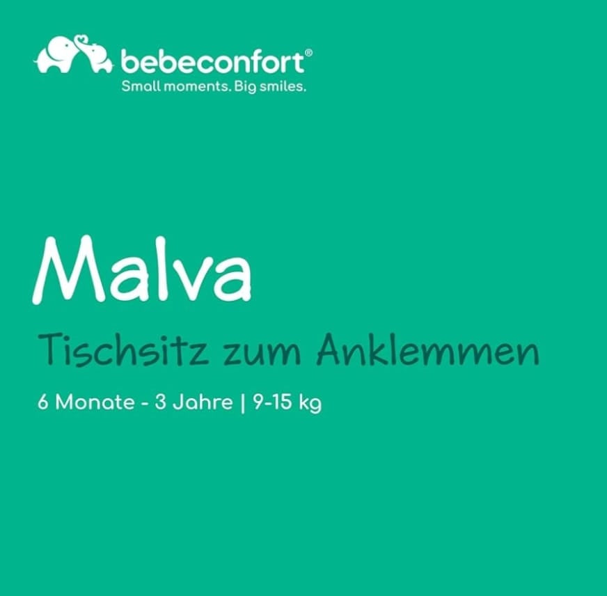 Bebeconfort Malva, anklemmbarer Tischsitz Baby Hochstuhl, B-WARE