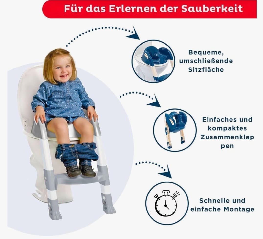 Thermobaby - Kinder-WC-Reduzierer,Toilettensitz,Kiddyloo,B-WARE, Kratzer auf der Sitzfläche