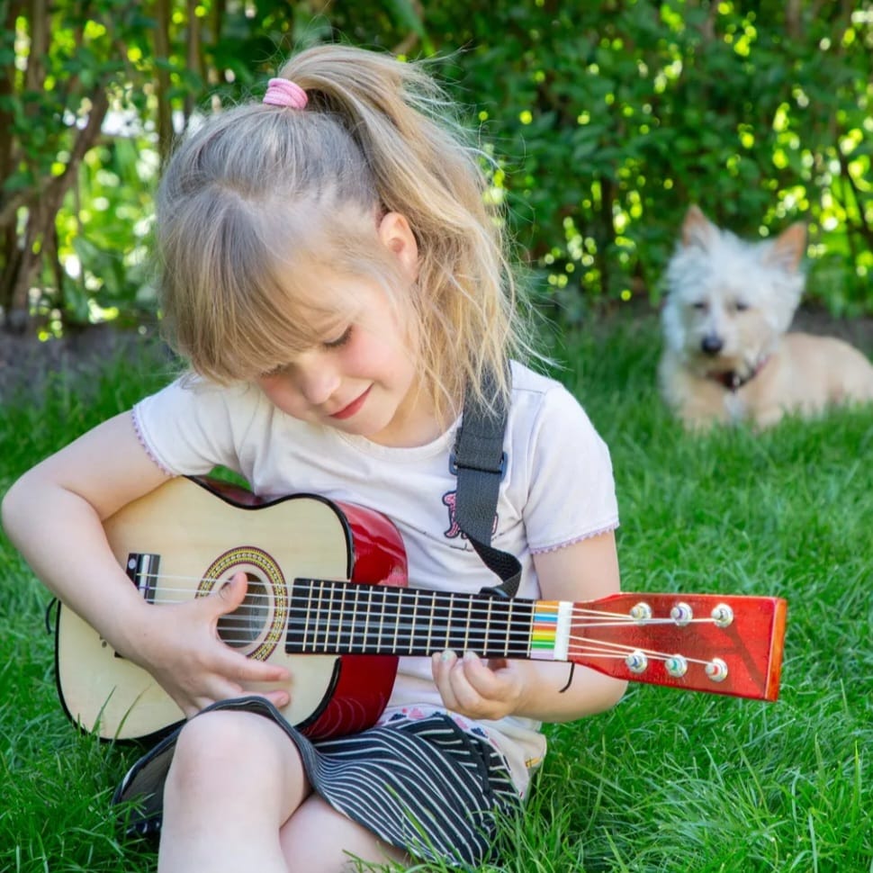 New Classic Toys, Guitar NATUR, gebraucht voll funktionsfähig