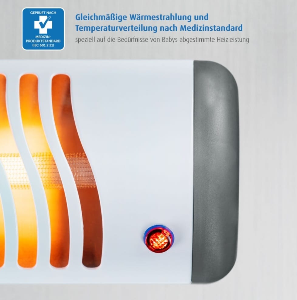 EasyHeat Wickeltisch-Wärmestrahler, B-WARE