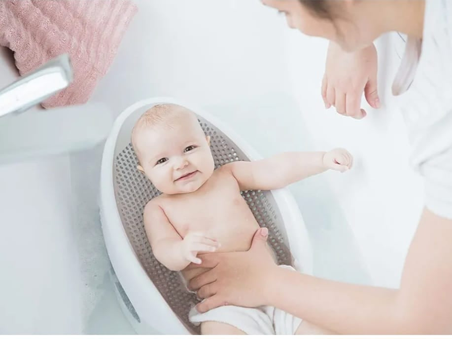 Badesitz Angelcare Light aqua,Ideal für Babys von 0 - 6 Monaten,B-WARE