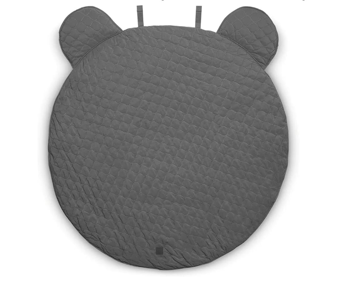 Jollein Kuscheldecke Baby Ø 110 cm,Storm Grey, B-WARE