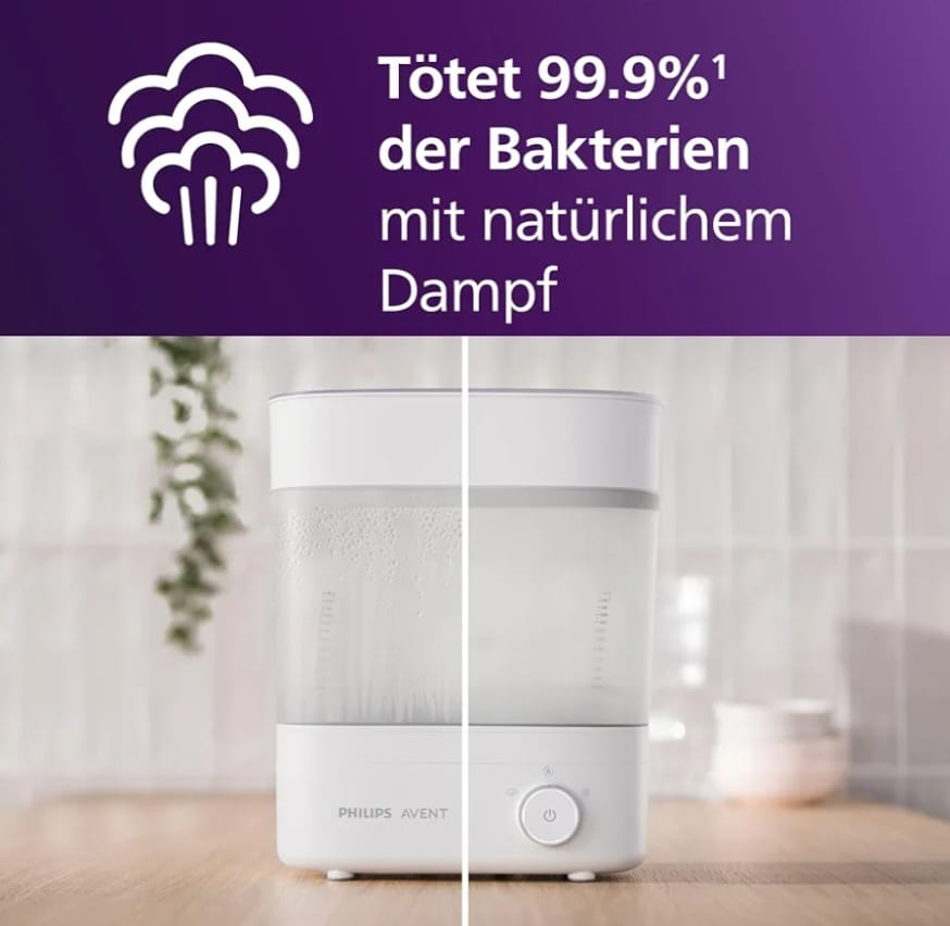 Philips AVENT Babyfläschchen-Sterilisator und -Trockner Premium, B-WARE
