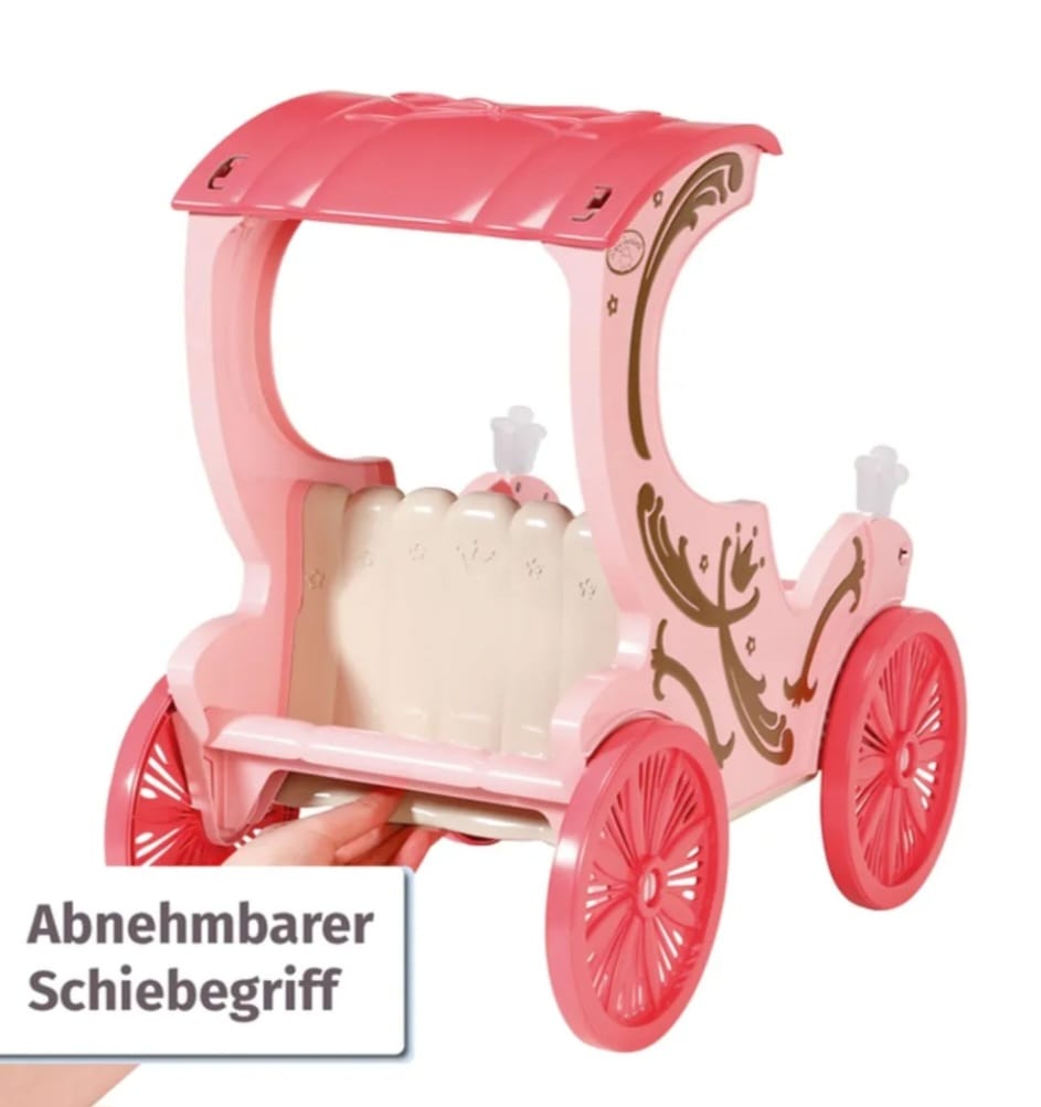 Baby Annabell Little Sweet Kutsche & Pony, 2in1 Puppenwagen mit Plüschpony, B-WARE