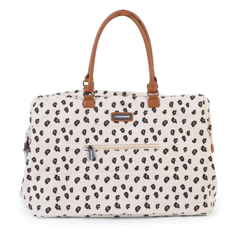 Childhome Mommy Bag mit Leopardenmuster – große Wickeltasche