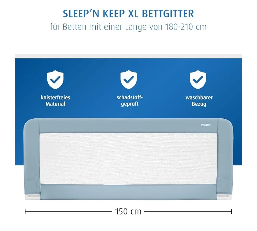 reer Sleep'n Keep(150 cm), Rausfallschutz fürs Babybett,B-WARE
