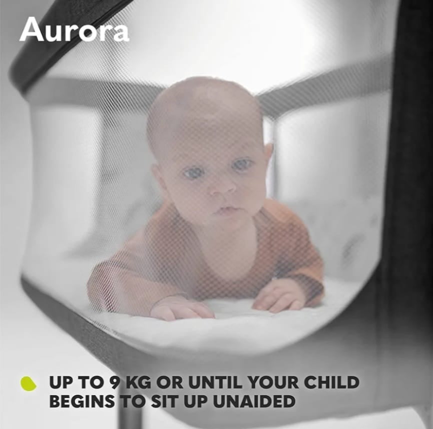 lionelo Aurora 3in1 Baby Beistellbett,B-WARE