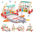 CUTE STONE Spiel-Fitnessstudio für Babys, Klavier,Trittbrett, Lernmatte für Babys,Spielmatte, B-WARE