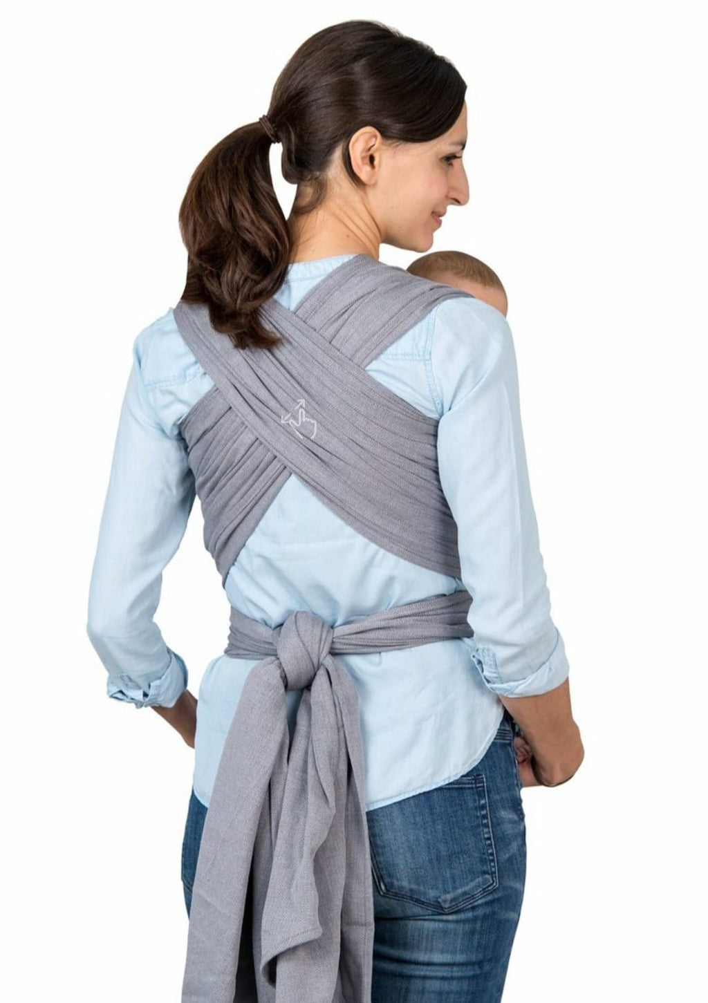 Babytrage Carry Sling Grey, B-WARE