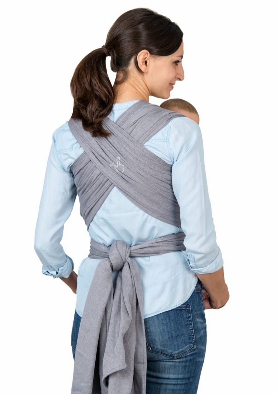 Babytrage Carry Sling Grey, B-WARE