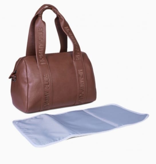 Childhome - Wickeltasche MOMMY CLUB LEATHER braun, B-WARE