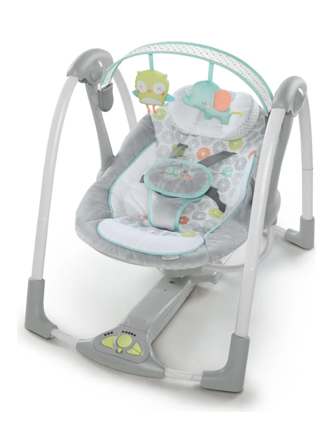 Ingenuity Swing ’n Go Portable Swing™ – Hugs & Hoots™ Babyschaukel,B-WARE