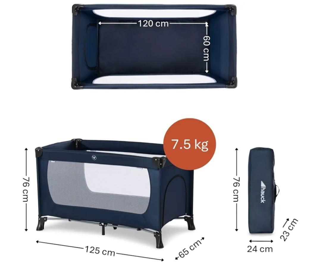 hauck Kinderreisebett Dream N Play Plus, B-WARE
