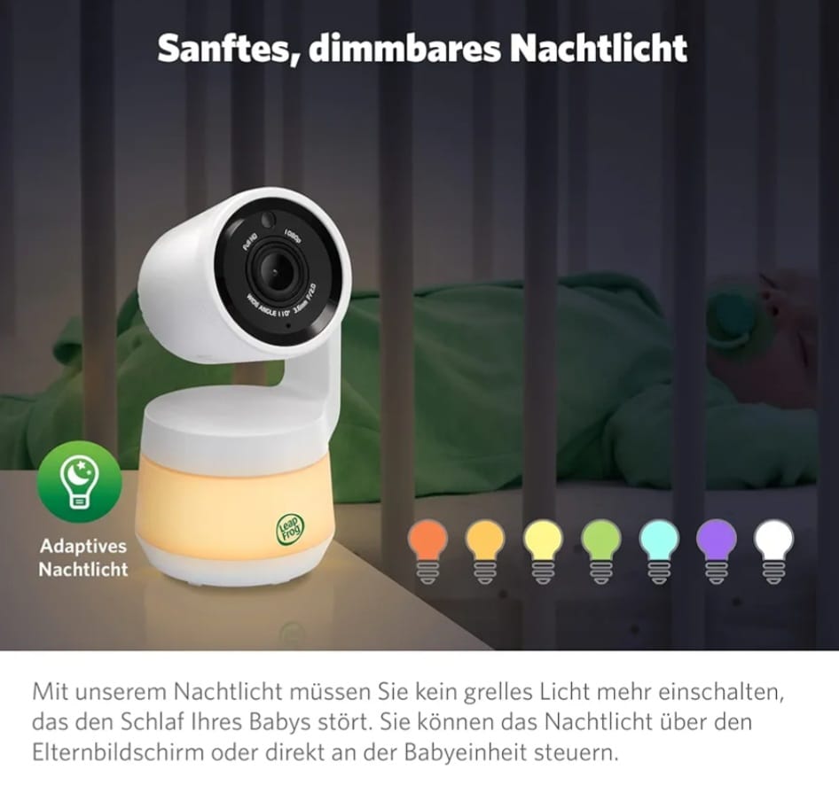 LeapFrog LF925HD Babyphone 720p 5 Zoll HD Display mit Kamera, B-WARE