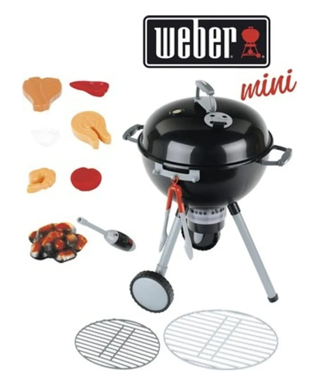Theo Klein 9466 Weber Kugelgrill One Touch Premium | Kinder-Grill mit Licht, Sound und zahlreichem Zubehör, B-WARE