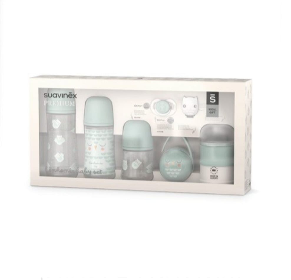 Suavinex Baby-Flaschengeschenkset für Neugeborene, B-WARE