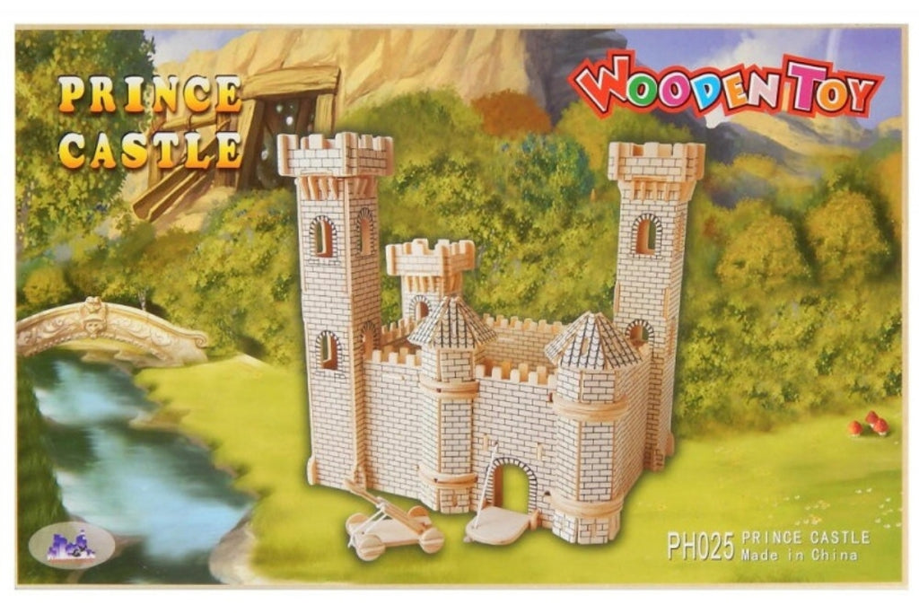 Woodcraft Holzpuzzle, 3D, Prince Castle,B-WARE