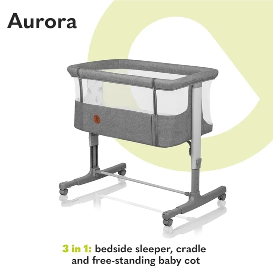 lionelo Aurora 3in1 Baby Beistellbett,B-WARE