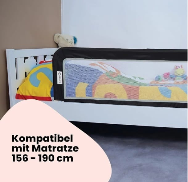 Safety 1st Portable Bed Rail, zusammenklappbares Bettgitter, Rausfallschutz,Bettschutzgitter,B-WARE