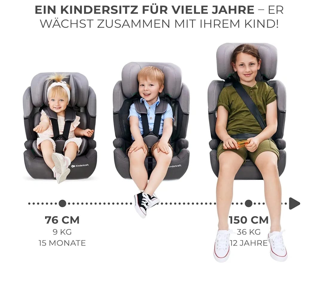 Kinderkraft COMFORT UP Autokindersitz i-Size, 76-150 cm,B-WARE