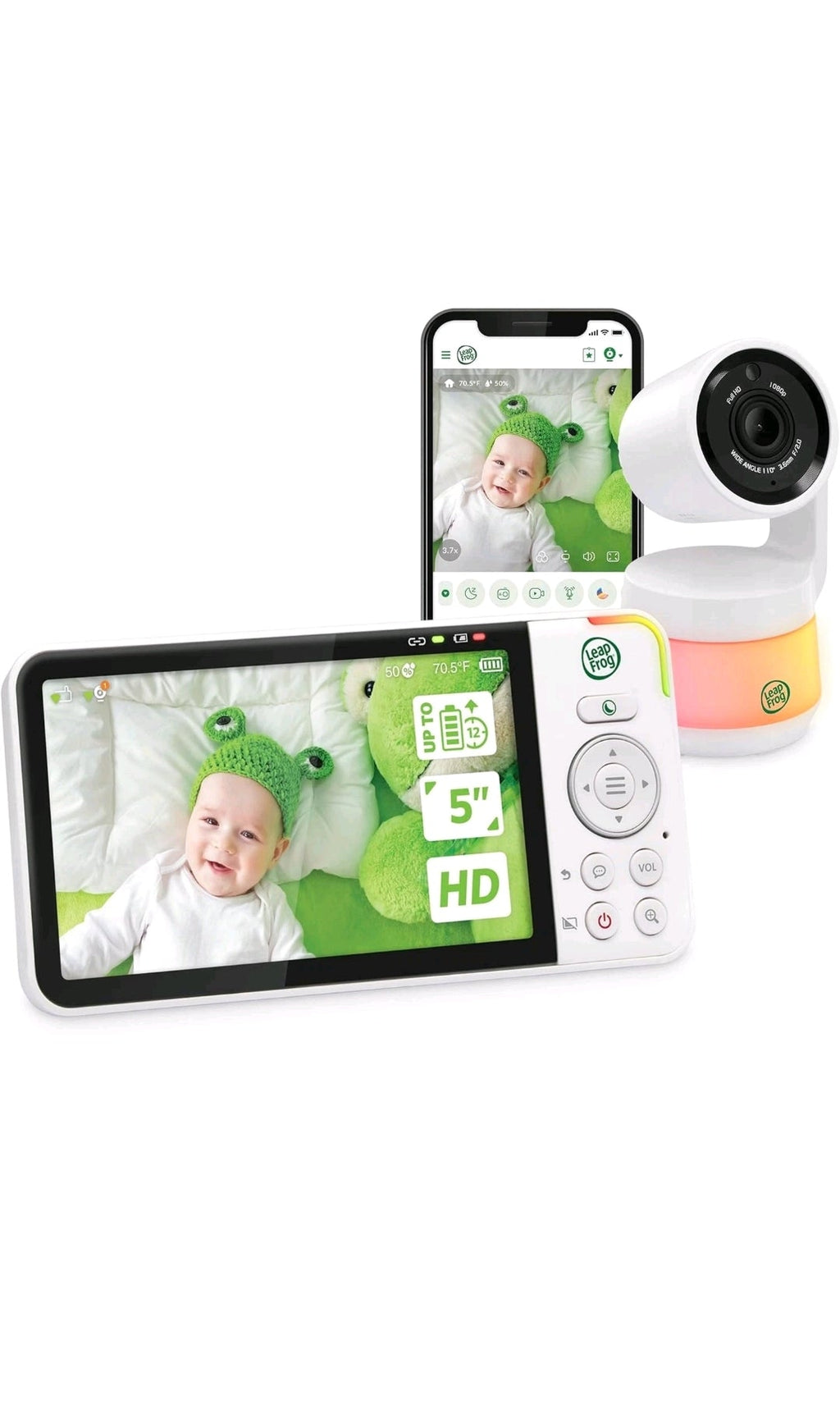 LeapFrog LF925HD Babyphone 720p 5 Zoll HD Display mit Kamera, B-WARE