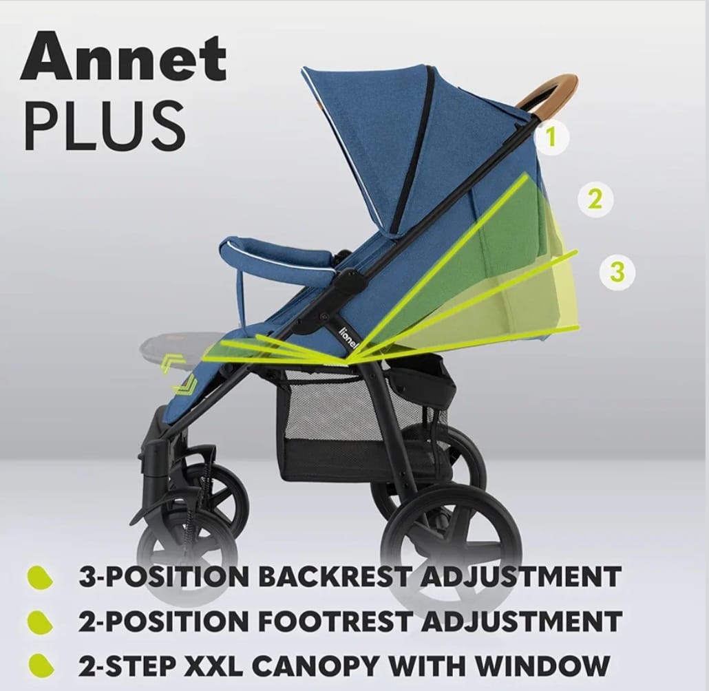 LIONELO Annet Plus Kinderwagen,Buggy, B-WARE