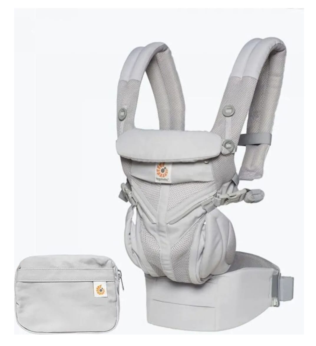 Ergobaby OMNI 360, Weiche Babytrage, Grau, B-WARE