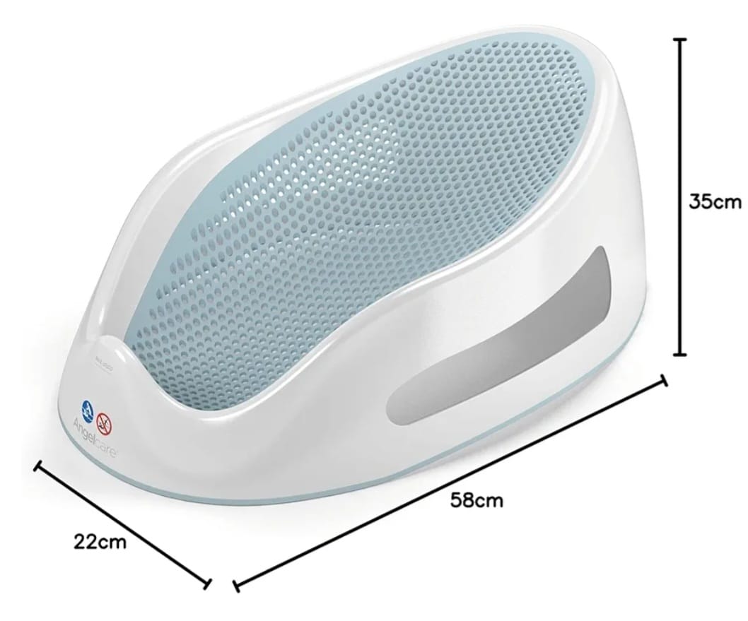 Badesitz Angelcare Light aqua,Ideal für Babys von 0 - 6 Monaten,B-WARE