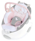 Ingenuity Beruhigende Babywippe mit Vibrationen, Spielzeugstange und Geräuschen, 0-6 Monate bis zu 9 kg (Pink Flora das Einhorn), B-WARE