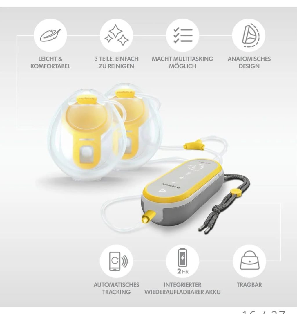 Medela Freestyle Hands-free Elektrische Doppel-Milchpumpe, B-WARE