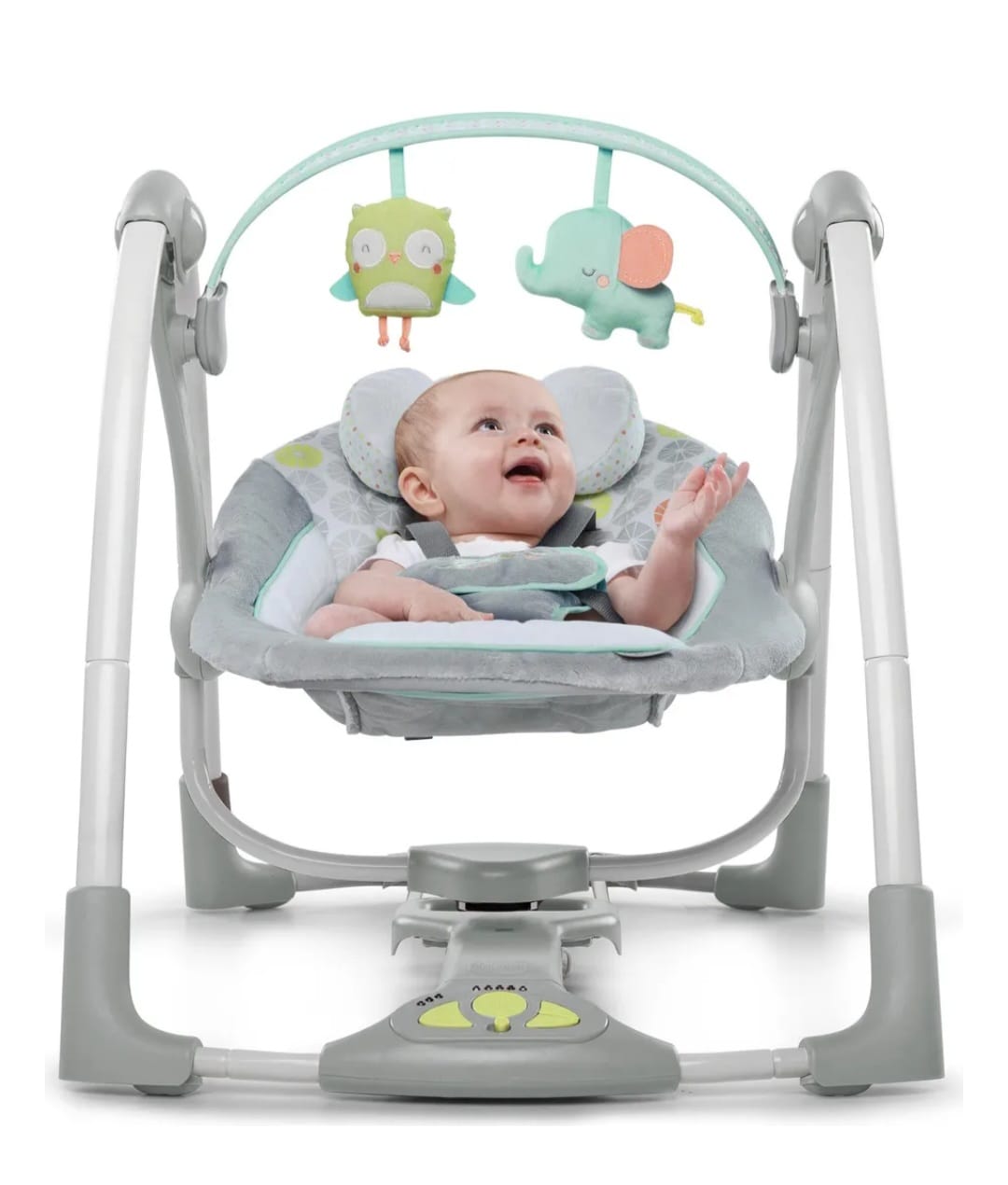 Ingenuity Swing ’n Go Portable Swing™ – Hugs & Hoots™ Babyschaukel,B-WARE