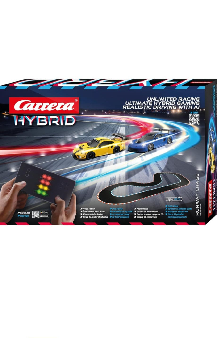 Carrera HYBRID Runway Chase , B-WARE