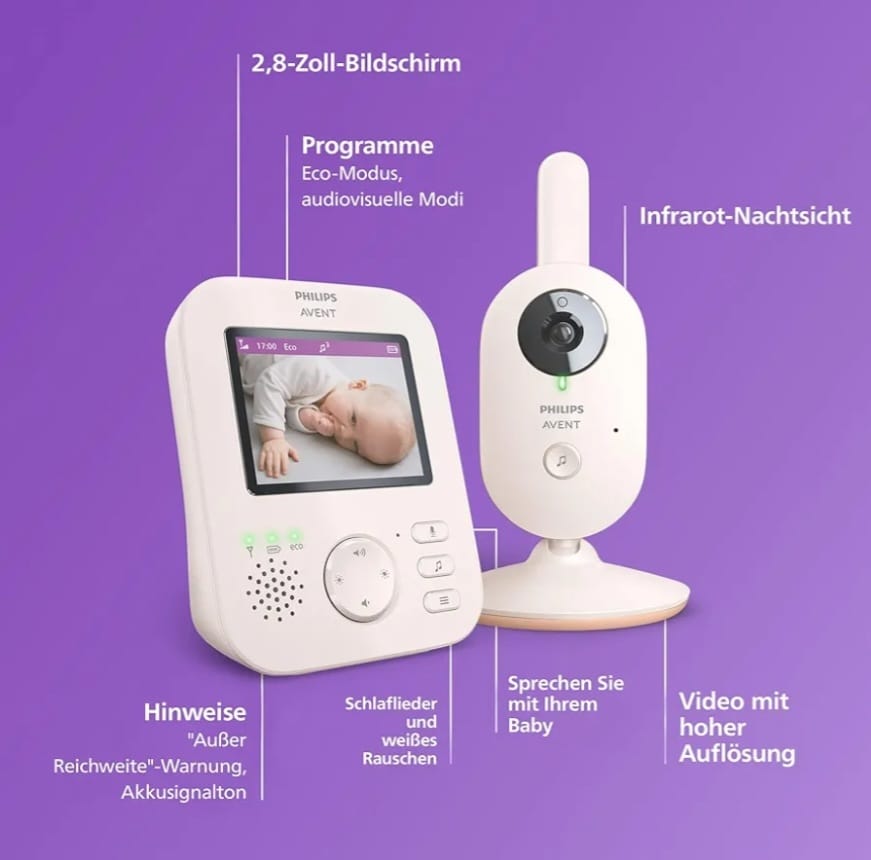 Philips AVENT Philips Babyphone mit Kamera Advanced,gebraucht