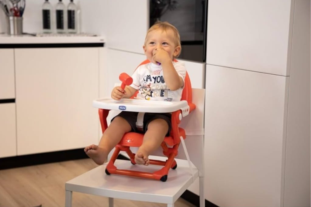 Chicco Pocket Snack Kindersitzerhöhung Esszimmerstuhl,Babyhochstuhl, B-WARE