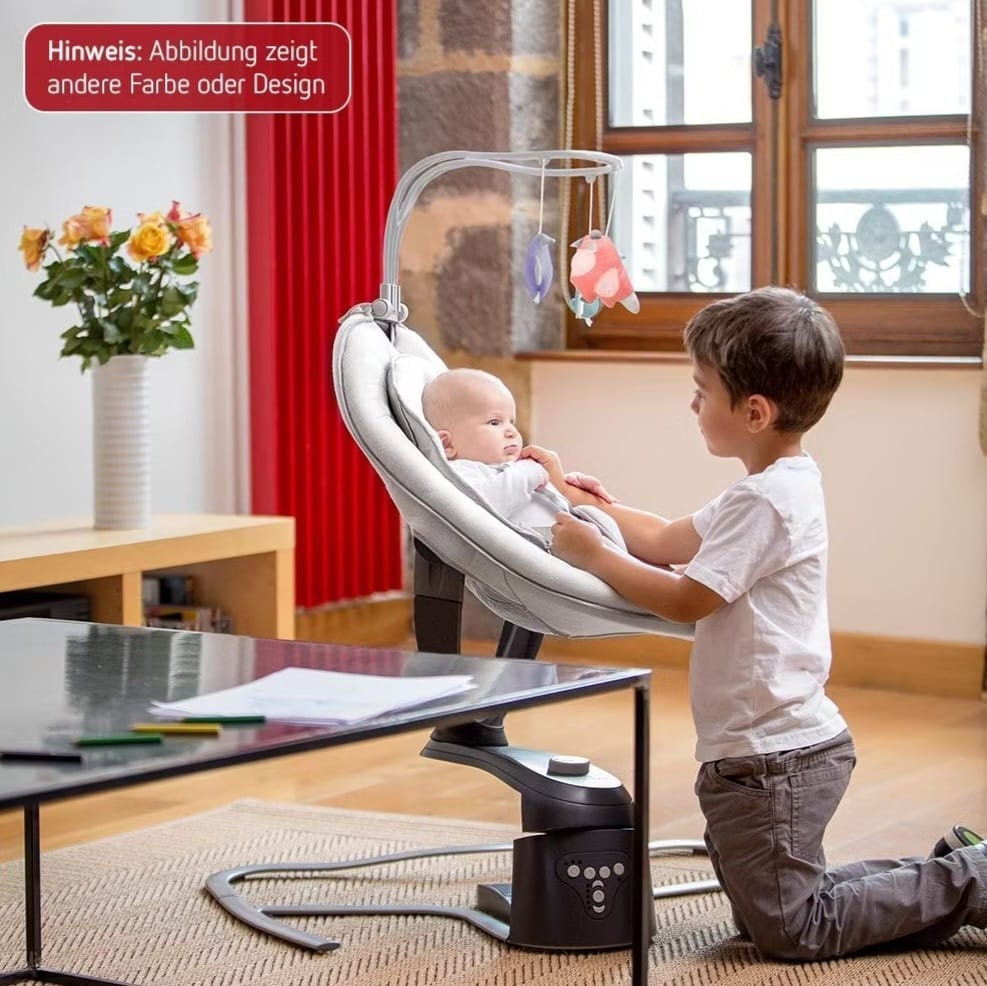 Babymoov Babyschaukel Swoon Motion - Zink,Babywippe, B-WARE
