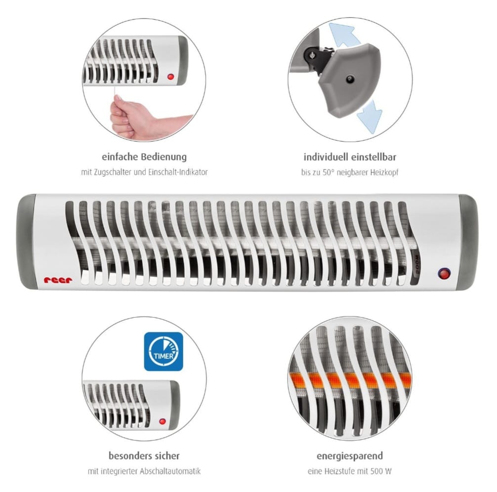 EasyHeat Wickeltisch-Wärmestrahler, B-WARE