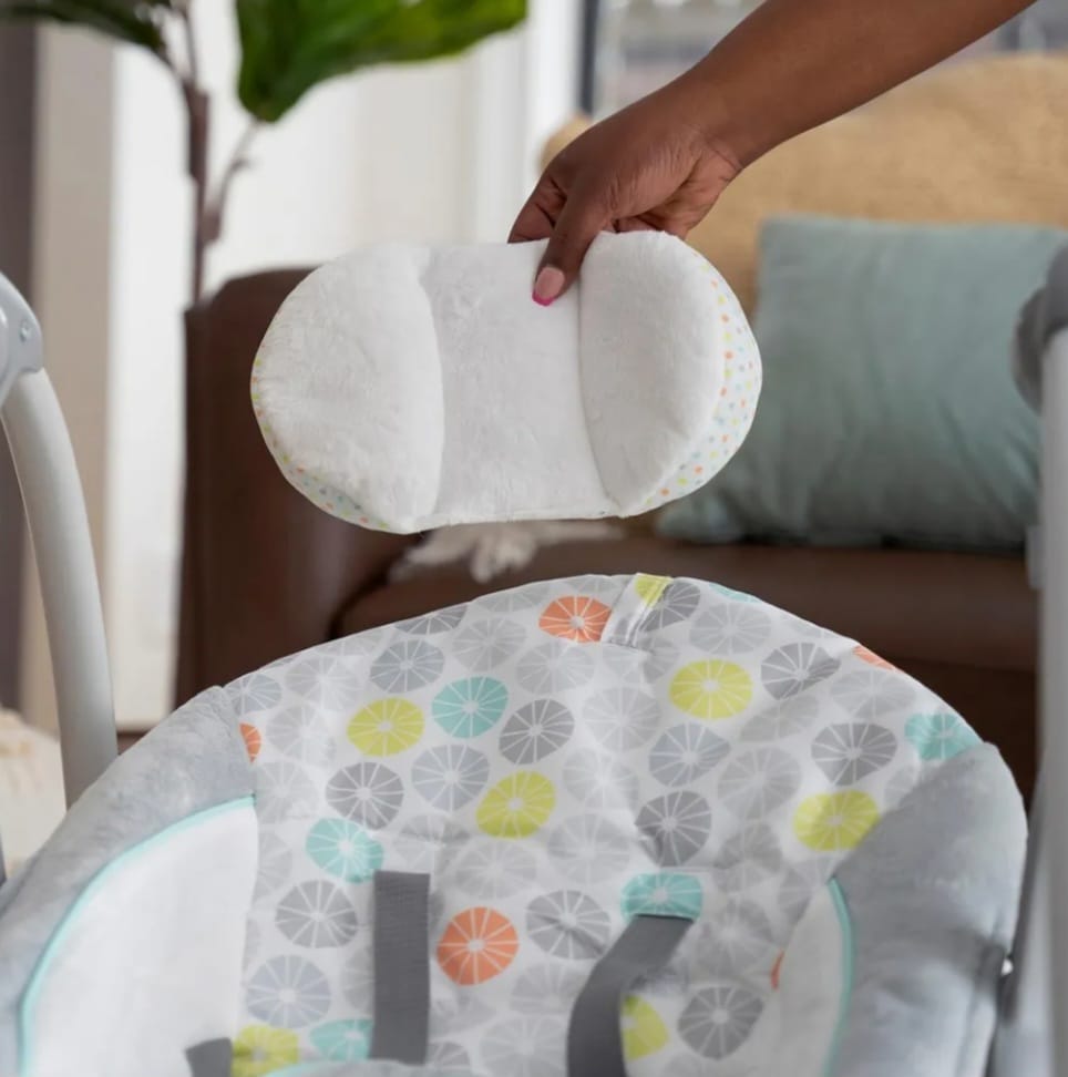 Ingenuity Swing ’n Go Portable Swing™ – Hugs & Hoots™ Babyschaukel,B-WARE
