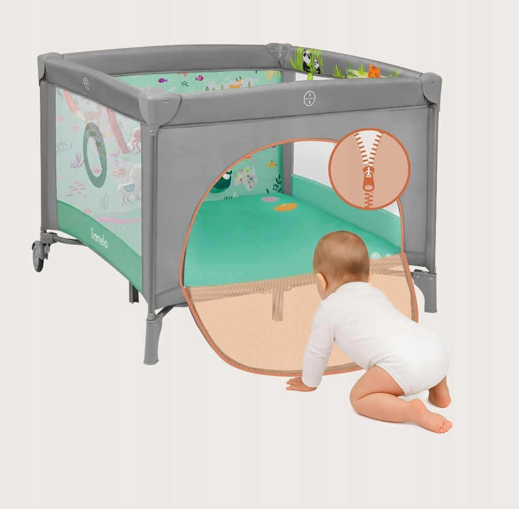 Lionelo Mille Plus Laufstall,Krabbelmatte, B-WARE