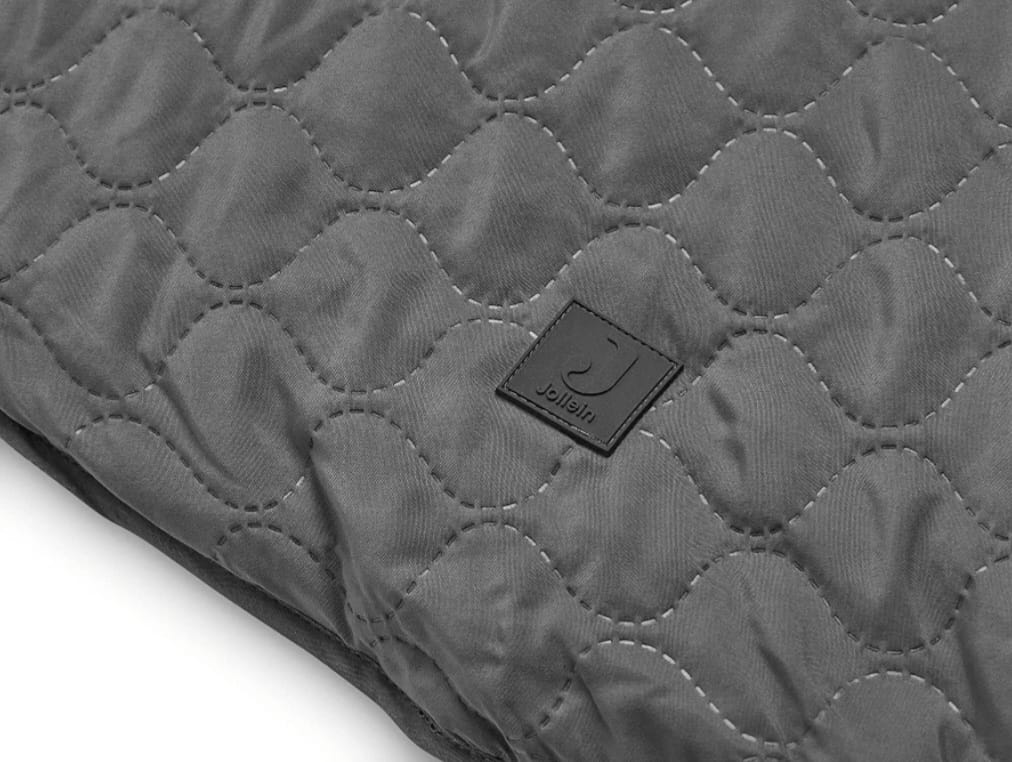 Jollein Kuscheldecke Baby Ø 110 cm,Storm Grey, B-WARE