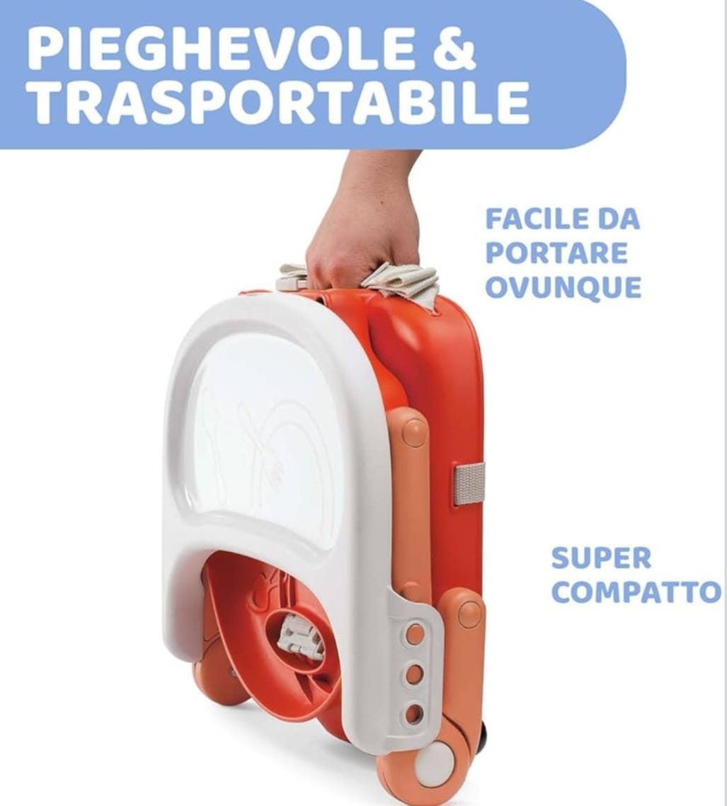 Chicco Pocket Snack Kindersitzerhöhung Esszimmerstuhl,Babyhochstuhl, B-WARE