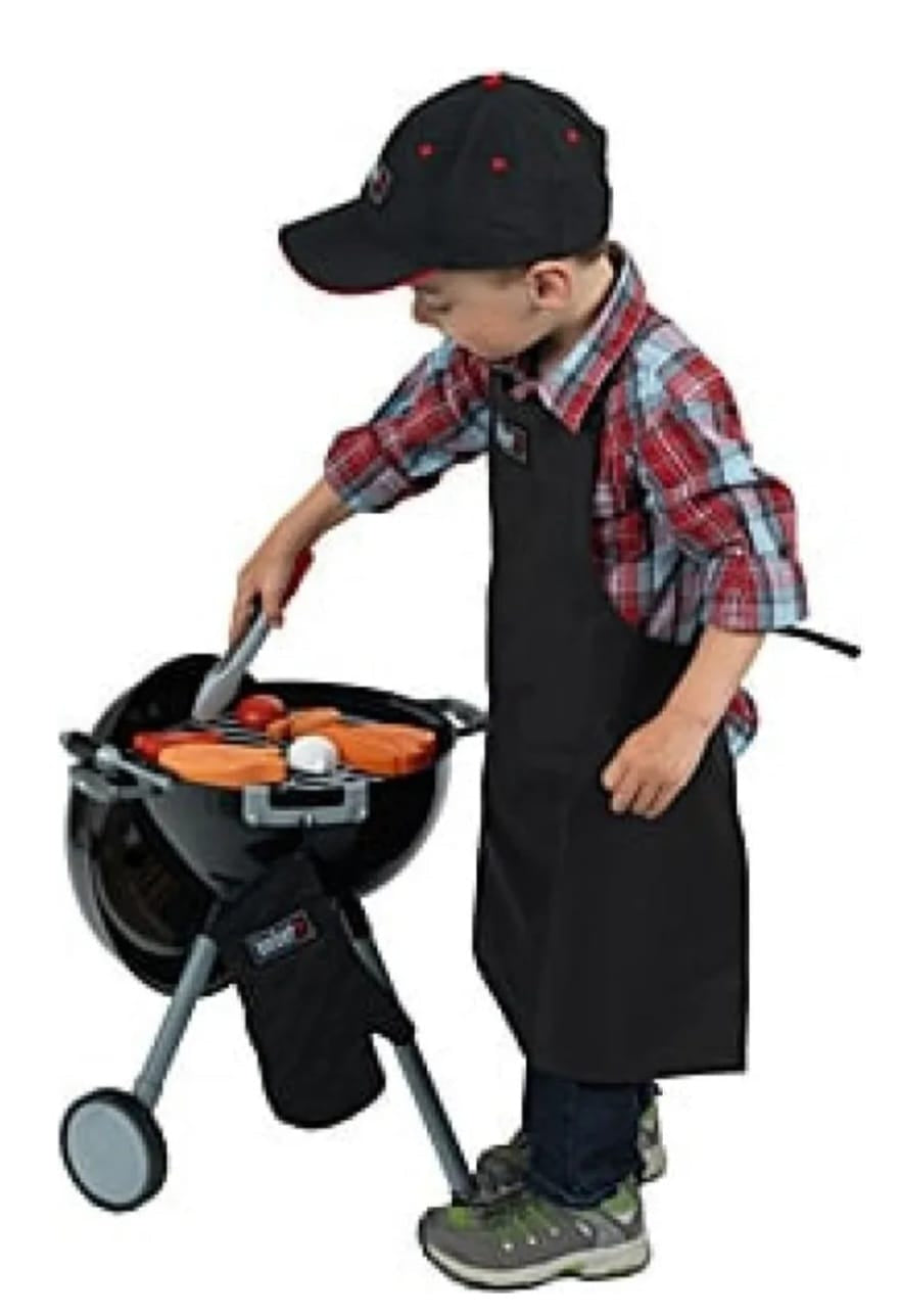 Theo Klein 9466 Weber Kugelgrill One Touch Premium | Kinder-Grill mit Licht, Sound und zahlreichem Zubehör, B-WARE