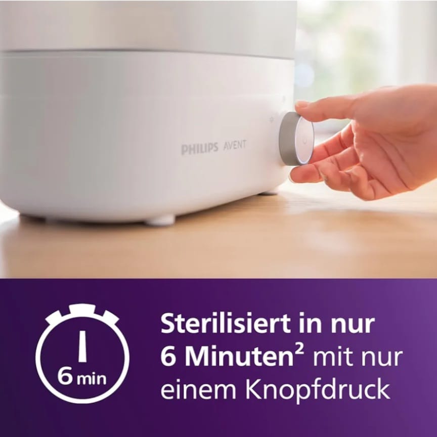 Philips AVENT Babyfläschchen-Sterilisator und -Trockner Premium, B-WARE