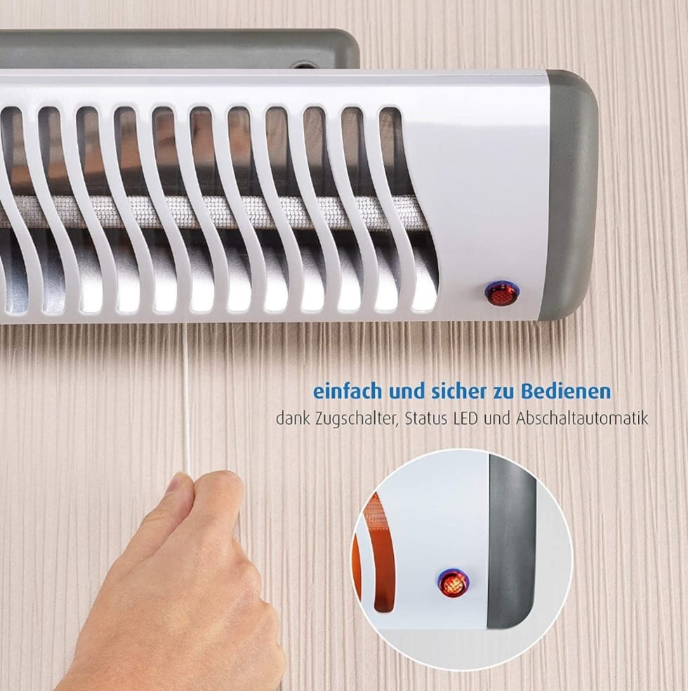 EasyHeat Wickeltisch-Wärmestrahler, B-WARE